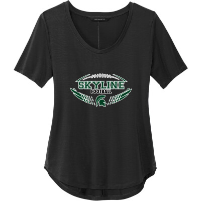 Women's Stretch Jersey Relaxed Scoop Tee