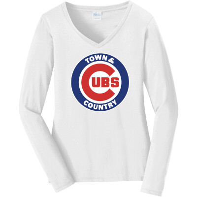 Women's Long Sleeve Fan Favorite V-Neck Tee