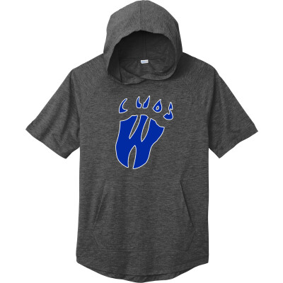 Tri-Blend Wicking Short Sleeve Hoodie