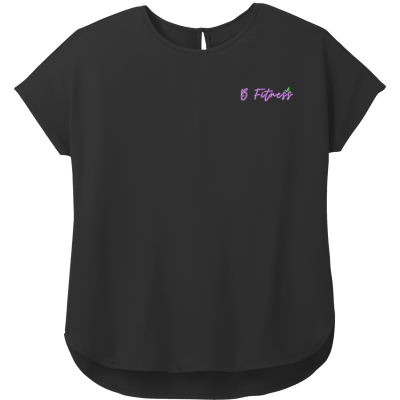 Womens Stretch Crepe Crew