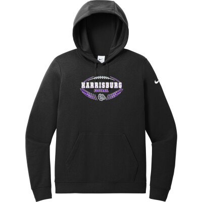 Nike Women's Club Fleece Sleeve Swoosh Pullover Hoodie