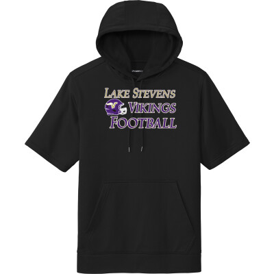 Performance Fleece Short Sleeve Hooded Pullover