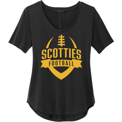 Women's Stretch Jersey Relaxed Scoop Tee