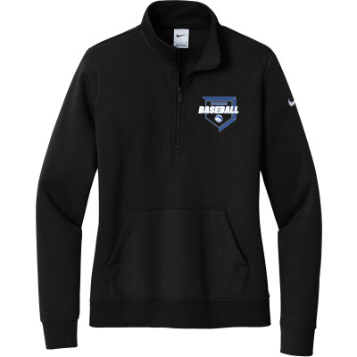 Nike Women's Club Fleece Sleeve Swoosh 1/2-Zip