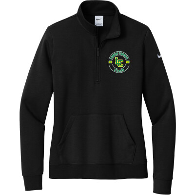 Nike Women's Club Fleece Sleeve Swoosh 1/2-Zip