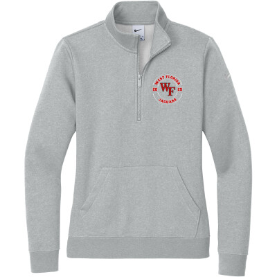 Nike Women's Club Fleece Sleeve Swoosh 1/2-Zip