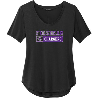 Women's Stretch Jersey Relaxed Scoop Tee