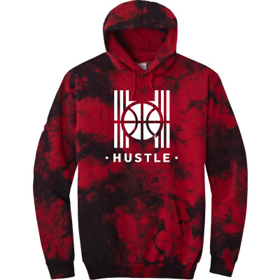 Hustle Adult Tie-Dye Pullover Hoodie