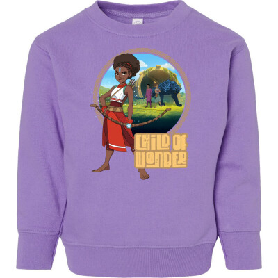 Iyanu Child of Wonder  Toddler Fleece Crewneck Sweatshirt