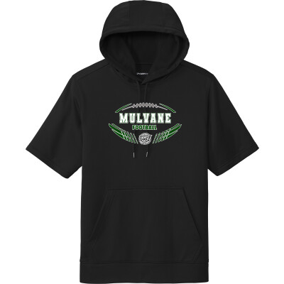 Performance Fleece Short-Sleeve Hooded Pullover