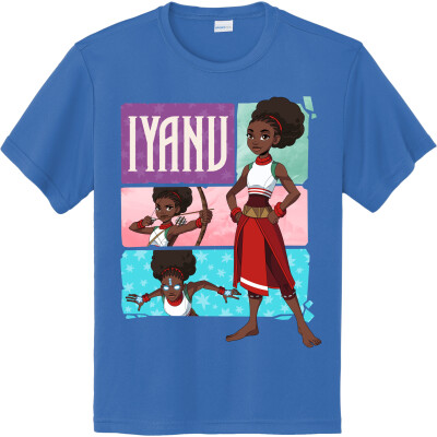 Iyanu (Tiles) Youth Performance Moisture Wicking Tee