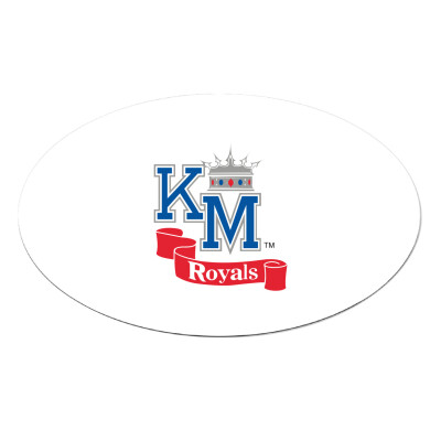3.5 Oval Car Magnet"