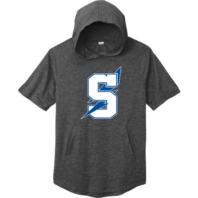 Tri-Blend Wicking Short Sleeve Hoodie