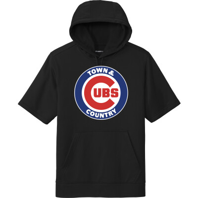 Performance Fleece Short-Sleeve Hooded Pullover