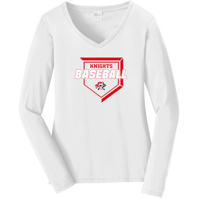 Women's Long Sleeve Fan Favorite V-Neck Tee