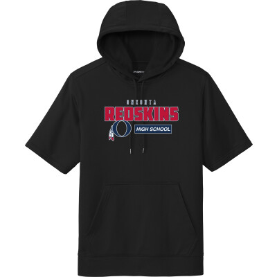 Performance Fleece Short-Sleeve Hooded Pullover