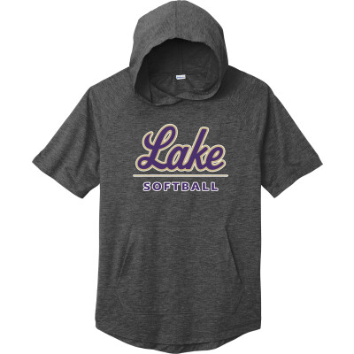 Tri-Blend Wicking Short Sleeve Hoodie