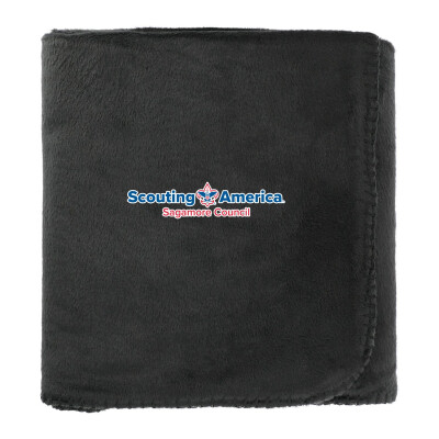 100% Recycled PET Fleece Blanket with RPET Pouch