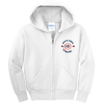Youth Core Fleece Full-Zip Hooded Sweatshirt