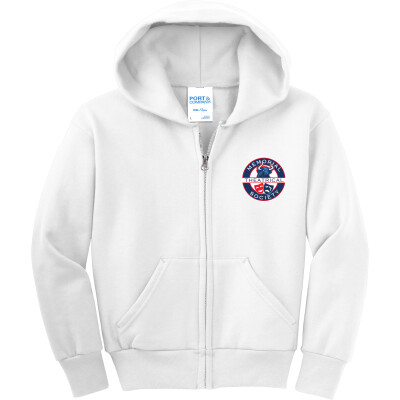 Youth Core Fleece Full-Zip Hooded Sweatshirt