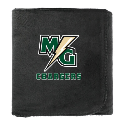 100% Recycled PET Fleece Blanket with RPET Pouch