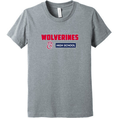 Bella+Canvas Youth Heather CVC Tee
