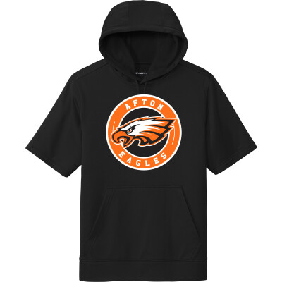 Performance Fleece Short-Sleeve Hooded Pullover