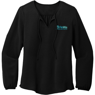 Women's Textured Crepe Blouse