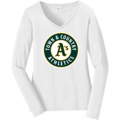 Women's Long Sleeve Fan Favorite V-Neck Tee