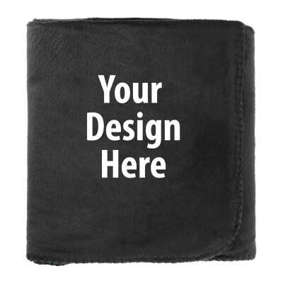 100% Recycled PET Fleece Blanket with RPET Pouch
