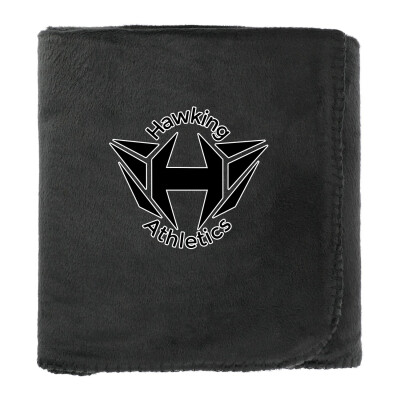 100% Recycled PET Fleece Blanket with RPET Pouch