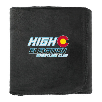 100% Recycled PET Fleece Blanket with RPET Pouch