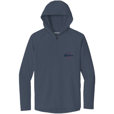 Repeat 1/2-Zip Long Sleeve Hooded Jacket