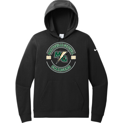 Nike Women's Club Fleece Sleeve Swoosh Pullover Hoodie