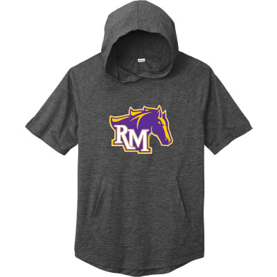 Tri-Blend Wicking Short Sleeve Hoodie