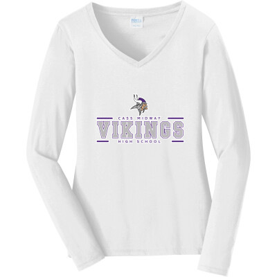 Women's Long Sleeve Fan Favorite V-Neck Tee