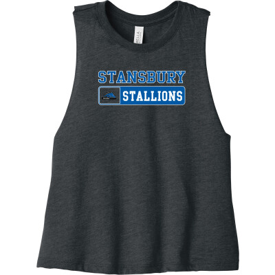 Bella+Canvas Women’s Racerback Cropped Tank