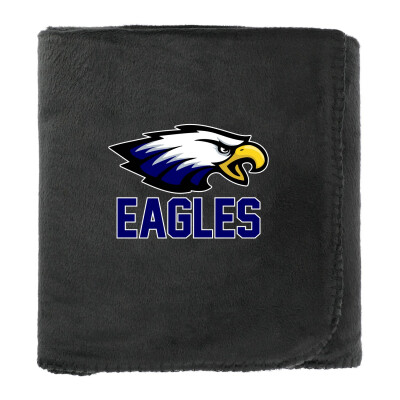 100% Recycled PET Fleece Blanket with RPET Pouch