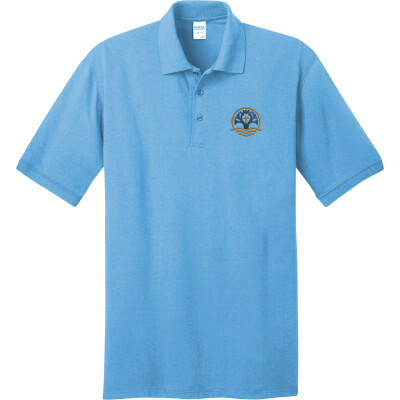 Adult Jersey Knit Polo - Embroidered Logo