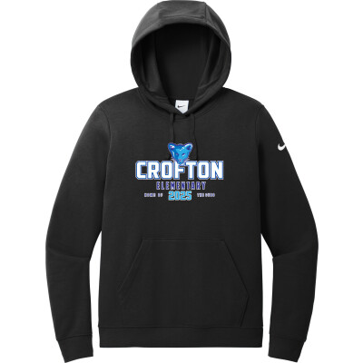 Women's Nike Club Fleece Sleeve Swoosh Pullover Hoodie