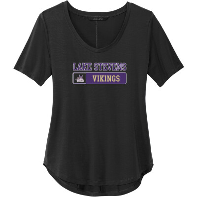 Women's Stretch Jersey Relaxed Scoop Tee
