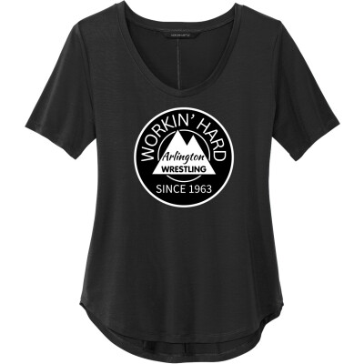 Women's Stretch Jersey Relaxed Scoop Tee