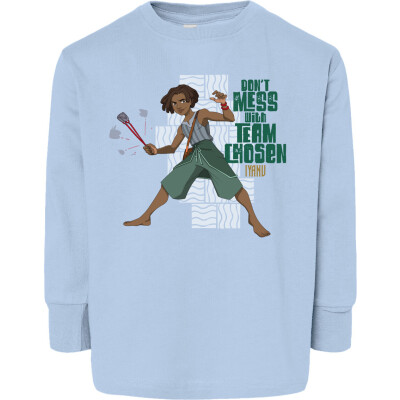 Don't Mess With Team Chosen Toddler Fine Jersey Long Sleeve Tee