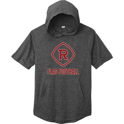 Tri-Blend Wicking Short Sleeve Hoodie