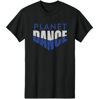 Adult Planet Dance V Glitter Logo T-Shirt