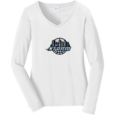 Women's Long Sleeve Fan Favorite V-Neck Tee