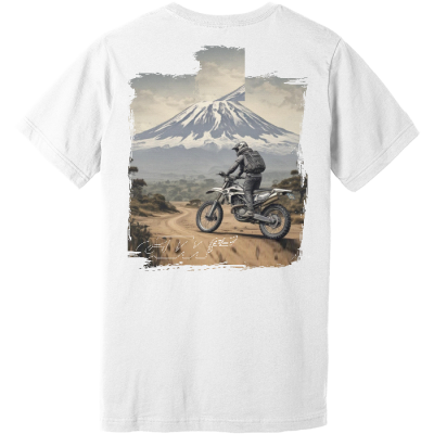 Adventure Motorcycle Tee, Unisex Short Sleeve Shirt, Biker Gift, Outdoor Exploration Top, Mountain Road Trip Apparel
