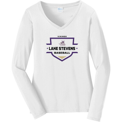 Women's Long Sleeve Fan Favorite V-Neck Tee