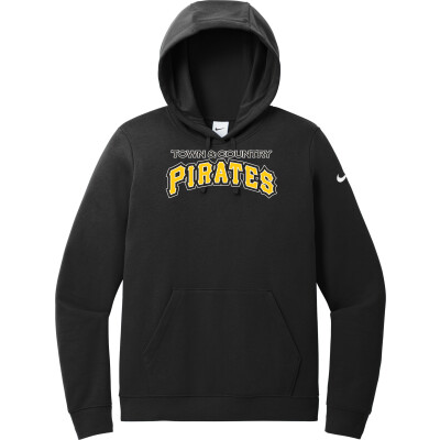 Nike Women's Club Fleece Sleeve Swoosh Pullover Hoodie