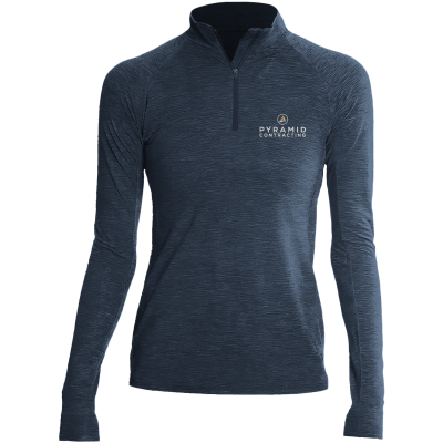Anetik Women's Flight Tech Quarter-Zip Pullover (EMB)